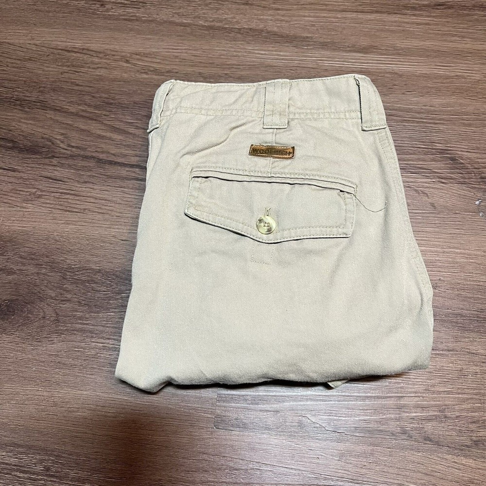 Vintage Woolrich Shorts Mens 30 Tan Cargo‎ Outdoor Hiking Camping 90s